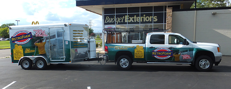 Budget Exteriors Budget Exteriors truck and trailor