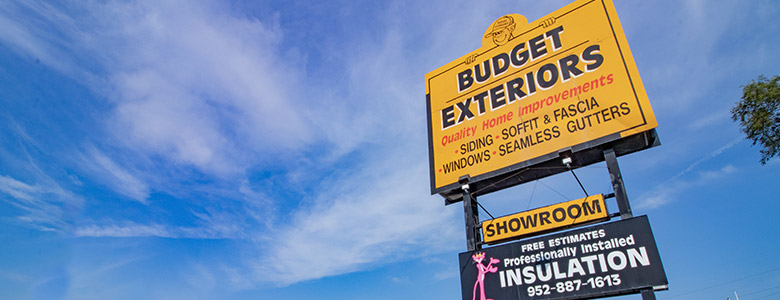 Budget Exteriors Budget Exteriors Sign